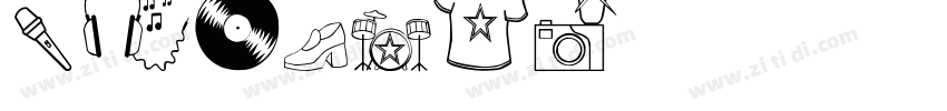 Rock Star Light字体转换